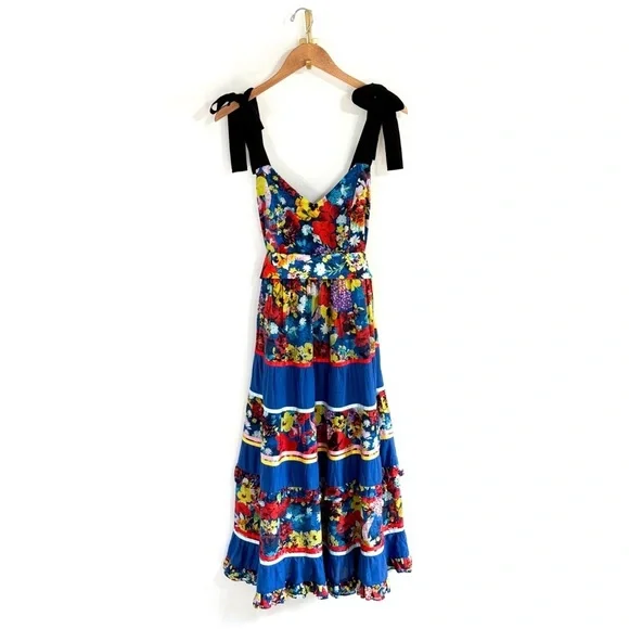 celestine floral ruffle midi dress CELESTINE GRACE FLORAL STRAP MINI DRESS – TDWexclusives